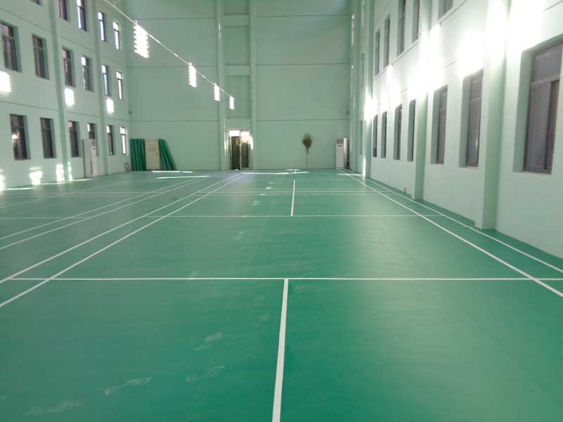 羽毛球塑膠地板廠家 羽毛球場(chǎng)館選擇塑膠地板